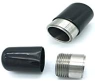 Navoj za zaštitu navoja PVC gumena Okrugla cijev za vijke poklopac poklopca Eco-Friendly Crni 8mm ID 100kom