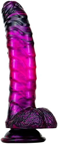 Slim Monster Silikon Dildo Analni utikač, 8.11 Životinjski realističan dildo usisavanje g Spot Dildo za žene, navoj fleksibilan šareni igrački za odrasle