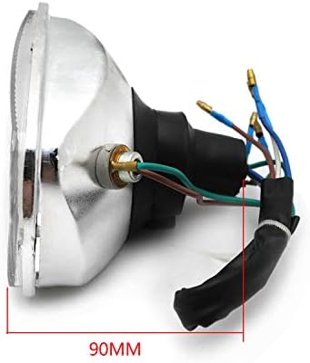 XKMT-univerzalna prednja lampa Enduro prednja lampa glava lampa kompatibilna sa Husqvarna WR 125 [P/N: DT125-farovi-CL2]