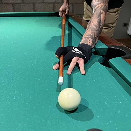 Roaming prozračne rukavice za muškarce lijeve ruke, elastične rukavice za bazen za strijelce Snooker Carom