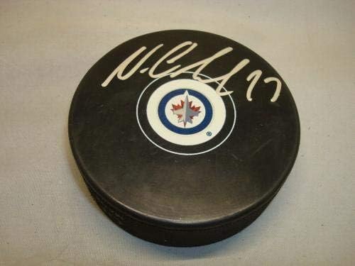 Nikolaj Ehlers potpisao Winnipeg Jets Hockey pak sa potpisom PSA / DNA COA 1A-sa potpisom NHL Paksa