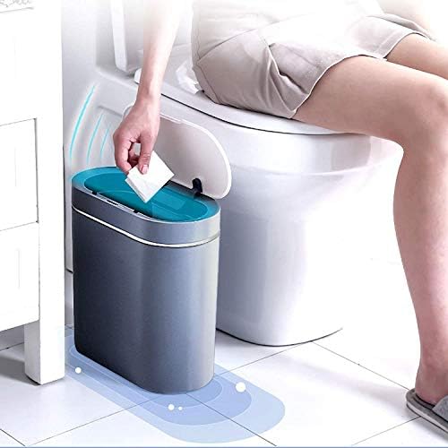WXXGY kuhinjska kanta za smeće vodootporna natkrivena kanta za smeće u kupaonici bez dodira kanta za smeće,
