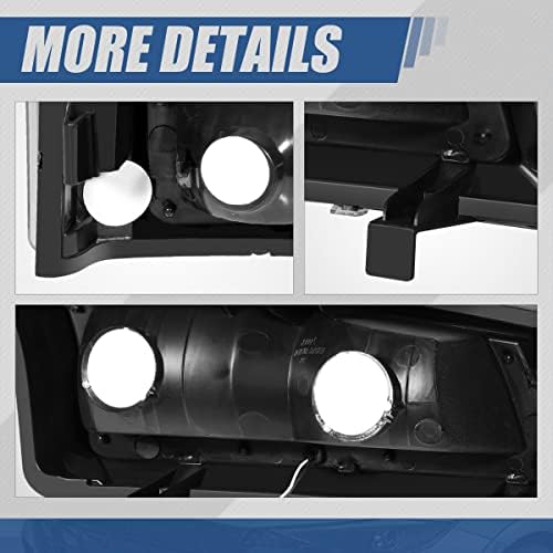 Auto Dynasty 4kom LED DRL lampe za branik branika kompatibilne sa Chevy Silverado Avalanche 1500 2500 3500