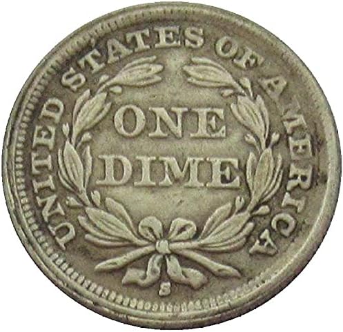 Američki naqi 10 centi 1859 srebrne kopirane kovanice