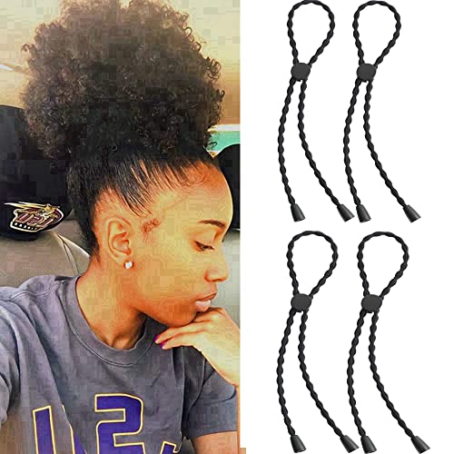 Milamiya Afro lisnati rep kravate podesiva dužina trake za kosu za prirodnu kovrčavu kosu duge Jastučaste trake za glavu za žene guste, lisnate kose bez klizanja dizajn