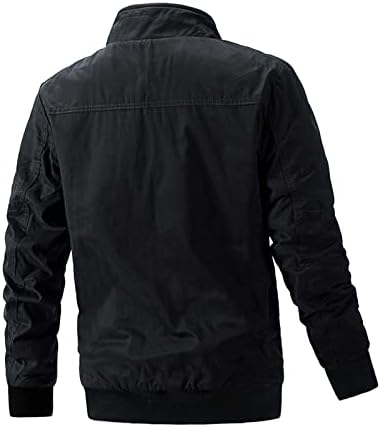 Fall kaput za muškarce, kaputi s dugim rukavima MENS Trendy teretana jesen Plus size Topla jakna dukseva