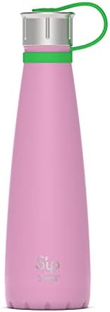 S'ip S'well boce od nehrđajućeg čelika - 15 oz - ružičasta livada - dvosmjerni vakuum-izolirani zastoj za