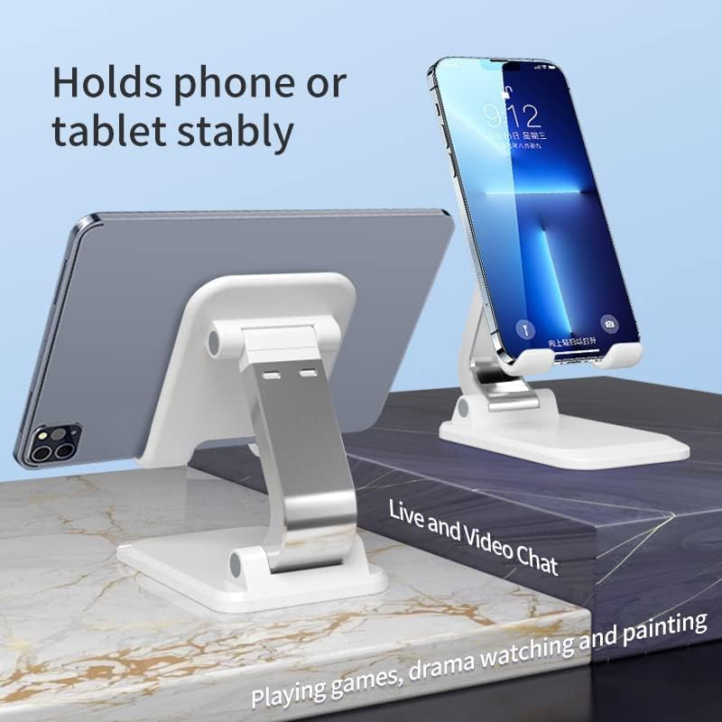 Lovinfive sklopivi telefon za stol - Visina Podesivi držač mobitela Prijenosni mobilni telefon Desktop Dock