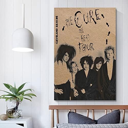 RULING the Cure Poster 1985 koncert Canvas Rock Band Posteri spavaća soba estetski zid Art dnevna soba Print