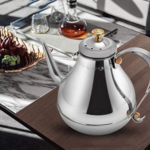 Čajni lonac od nehrđajućeg čelika s izmjenjivim prefilserom, jednostavan sipajte čajnik od nehrđajućeg čelika