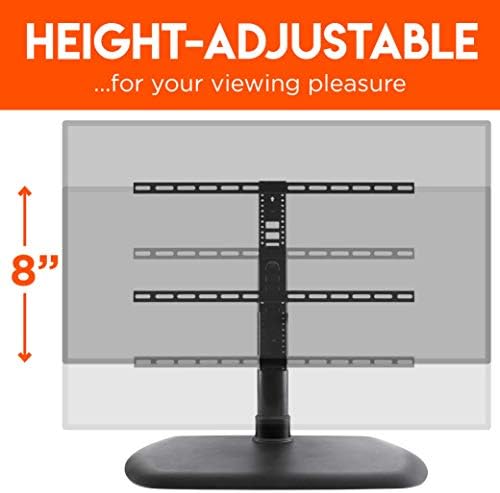 Echogear TV okretni štand i HDMI 2.1 kabl - Univerzalni zamjenski stalak za televizore do 65 Upareno sa