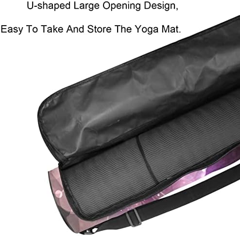 RATGDN Yoga Mat torba, Exotic Flowers Exercise Yoga Mat Carrier full-Zip Yoga Mat torba za nošenje sa podesivim
