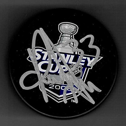 Kris Draper potpisao Detroit Red Wings 2008 Stanley Cup šampioni Logo Pak-potpisani NHL Pakovi