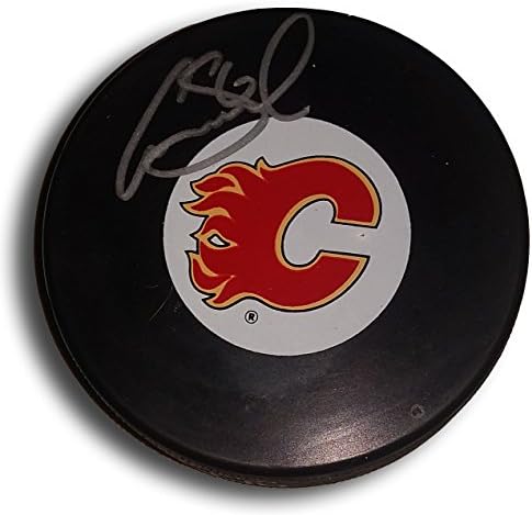 Cory Sarich Sa Potpisom Calgary Flames Hockey Puck