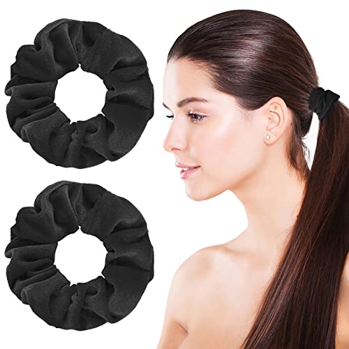 WLLHYF 2 kom Velvet Hair Scrunchies velike veličine trake za kosu slatke uže elastične kravate za djevojčice